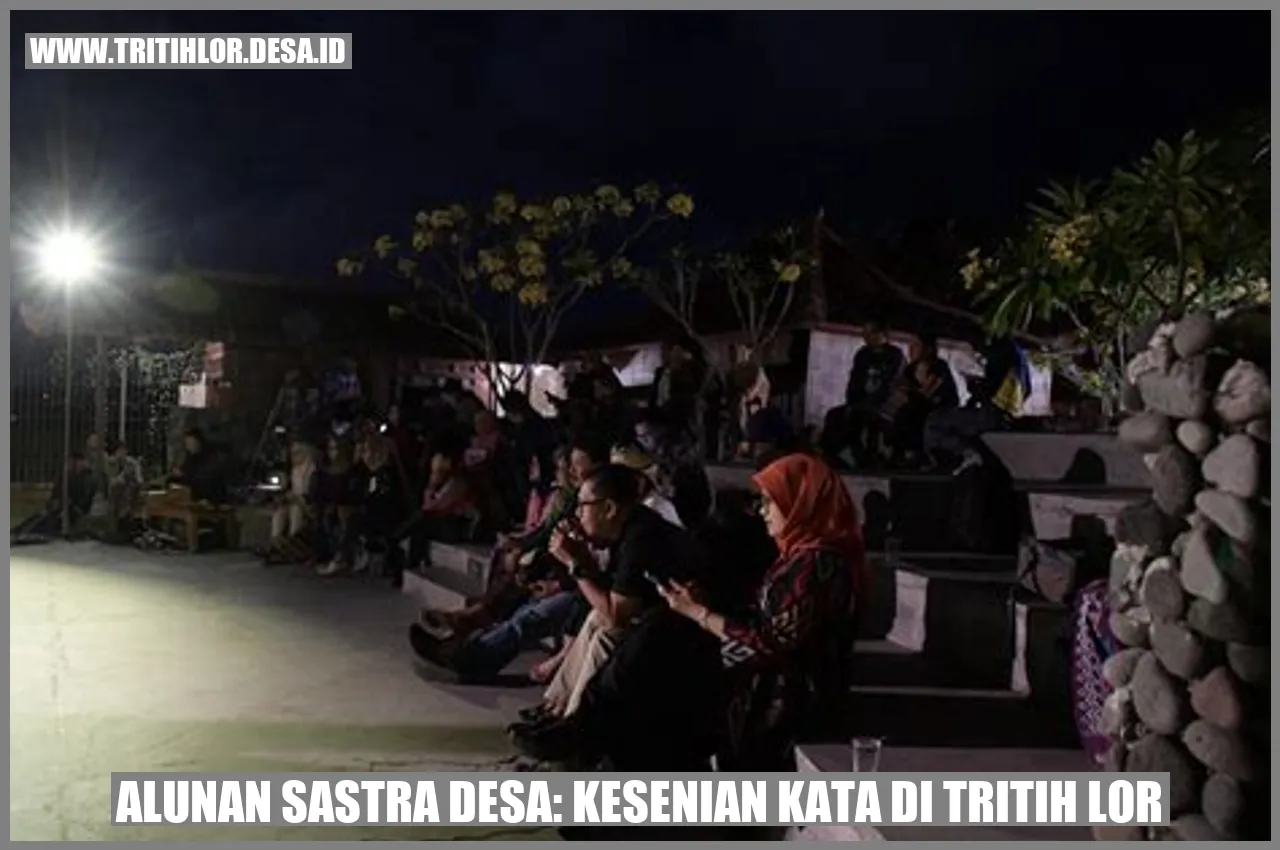 Alunan Sastra Desa