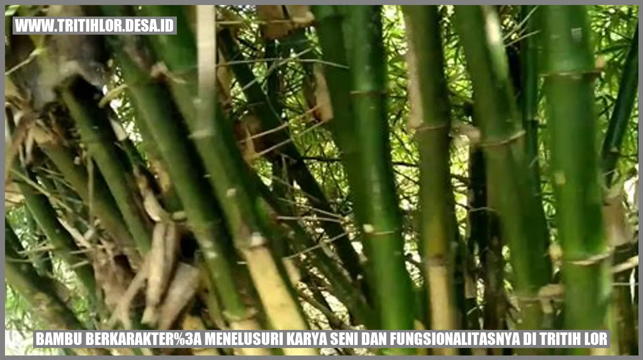 Bambu Berkarakter