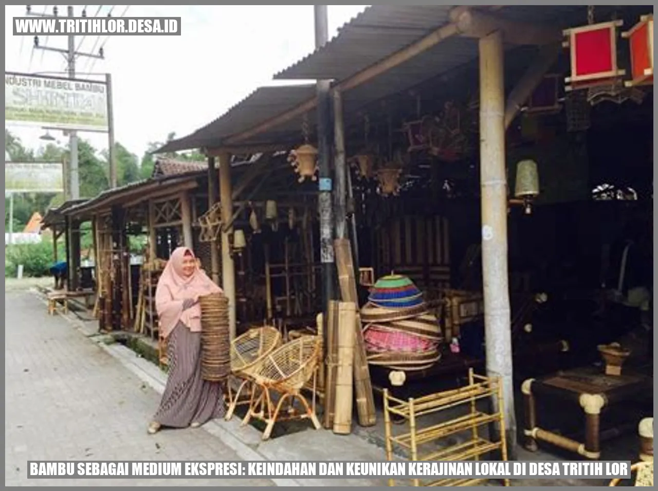 Bambu sebagai Medium Ekspresi: Keindahan dan Keunikan Kerajinan Lokal di Desa Tritih Lor