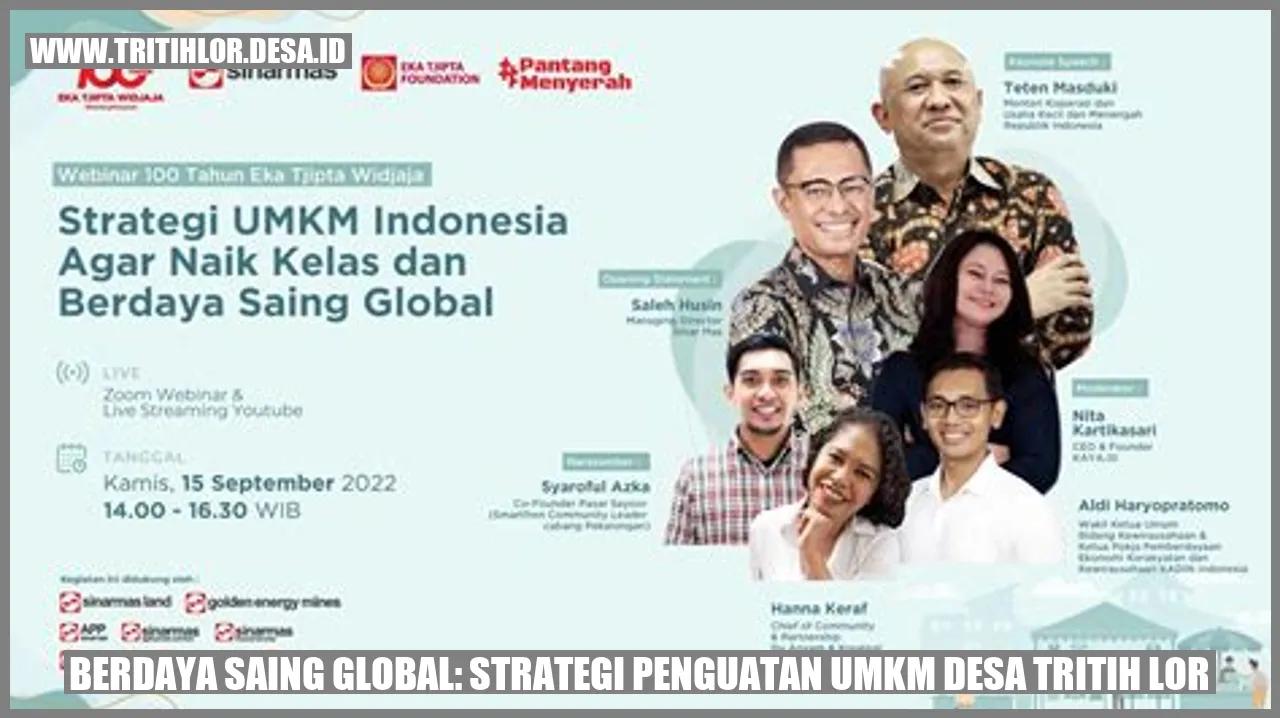 Berdaya Saing Global: Strategi Penguatan UMKM Desa Tritih Lor