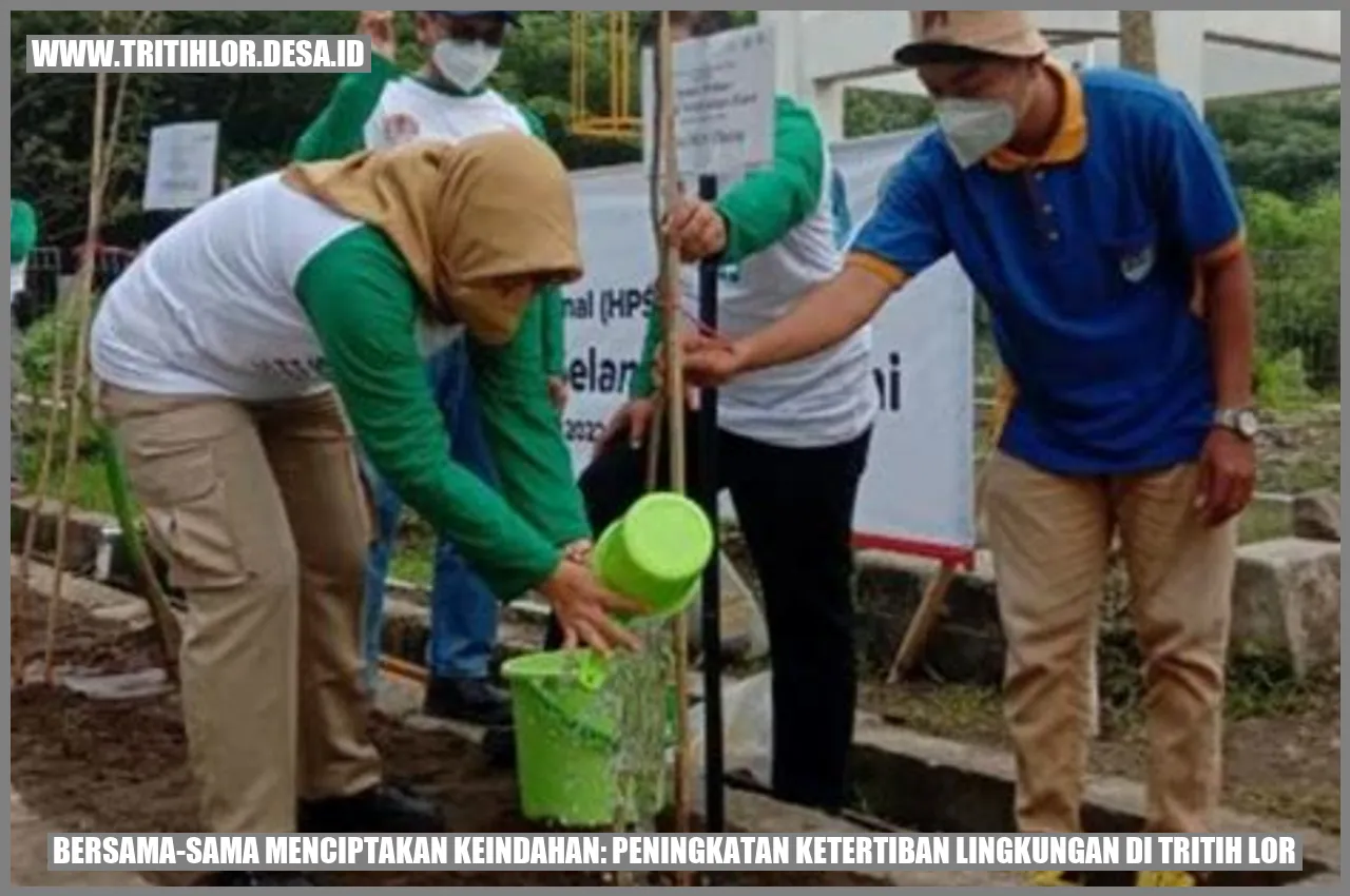 Bersama-sama Menciptakan Keindahan: Peningkatan Ketertiban Lingkungan di Tritih Lor