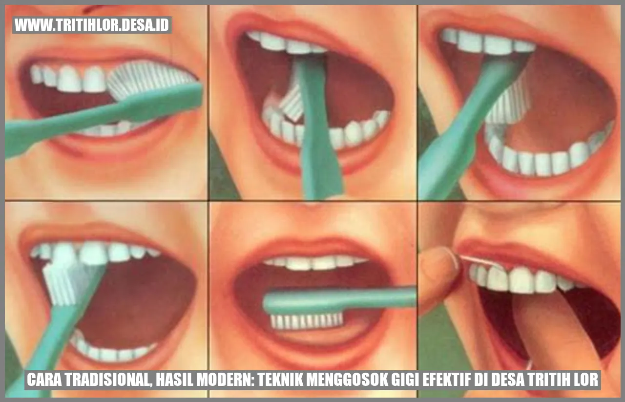 Cara Tradisional, Hasil Modern: Teknik Menggosok Gigi Efektif di Desa Tritih Lor