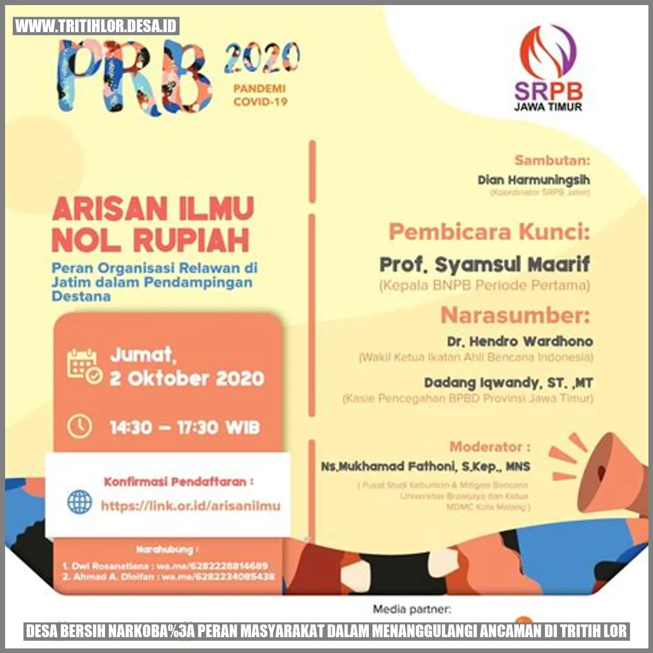 Desa Bersih Narkoba: Peran Masyarakat dalam Menanggulangi Ancaman di Tritih Lor