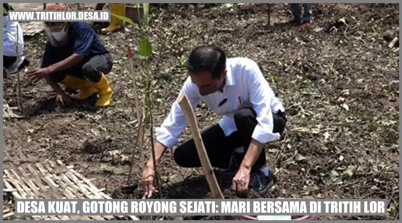 Desa Kuat, Gotong Royong Sejati: Mari Bersama di Tritih Lor