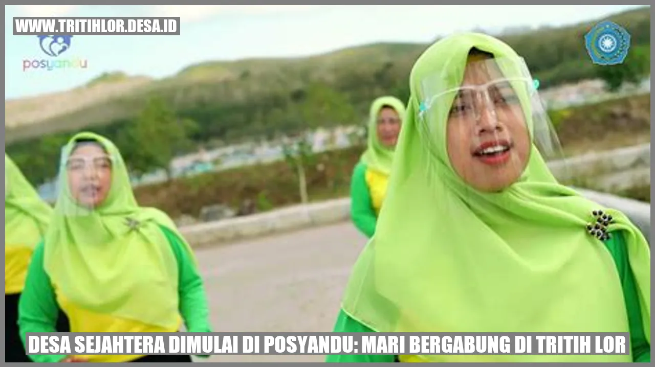 Desa Sejahtera Dimulai di Posyandu: Mari Bergabung di Tritih Lor