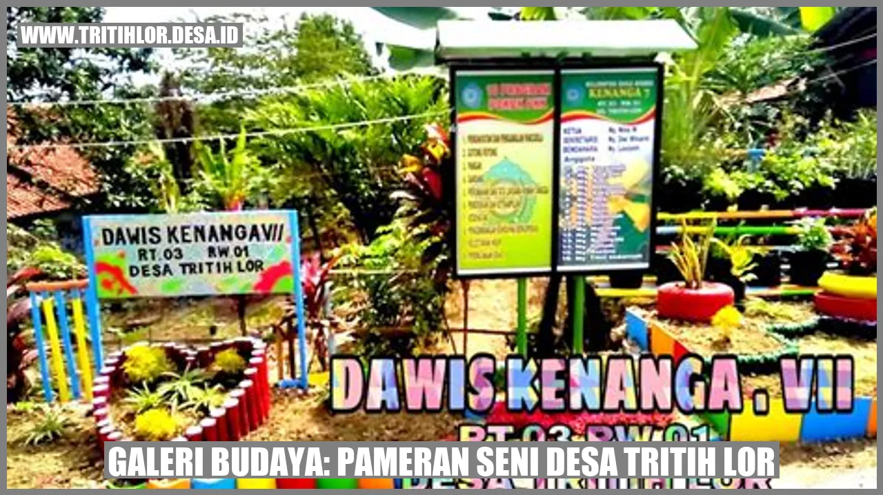 Galeri Budaya: Pameran Seni Desa Tritih Lor