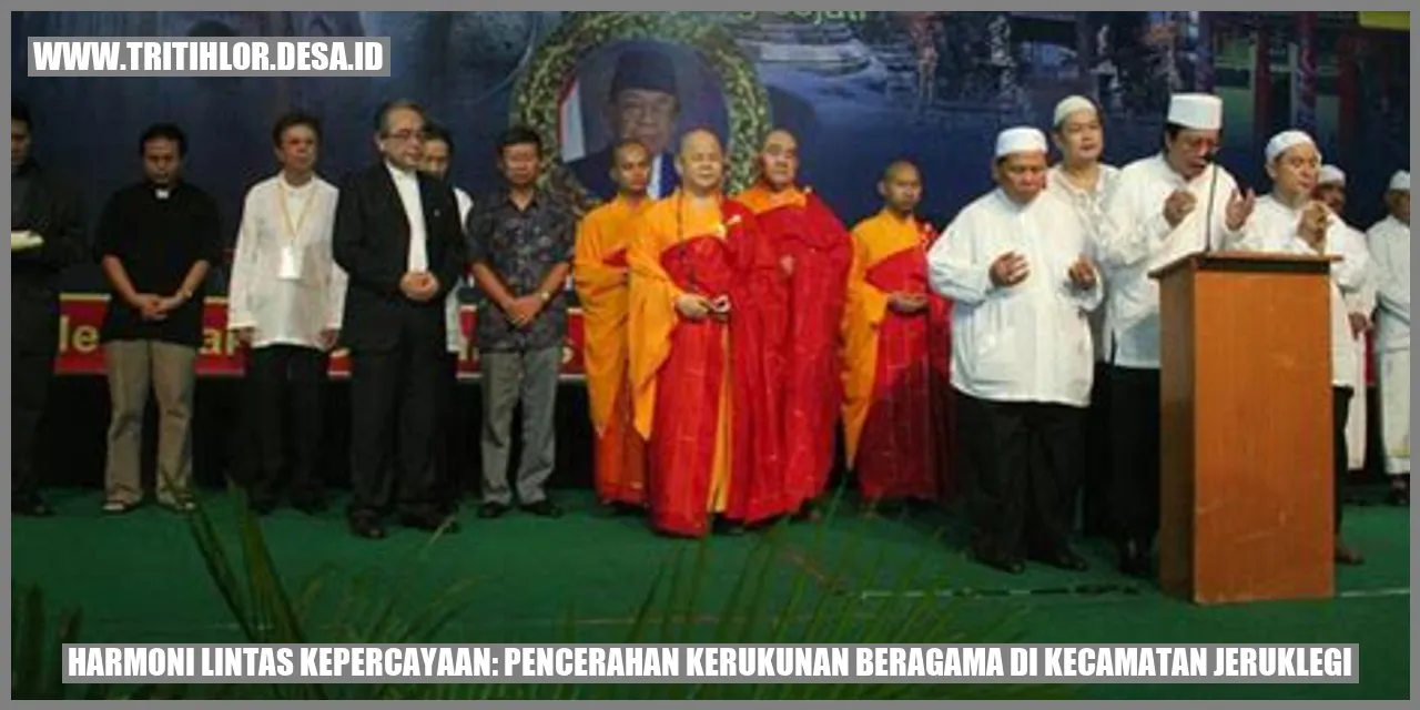Gambar Harmoni Lintas Kepercayaan: Pencerahan Kerukunan Beragama di Kecamatan Jeruklegi