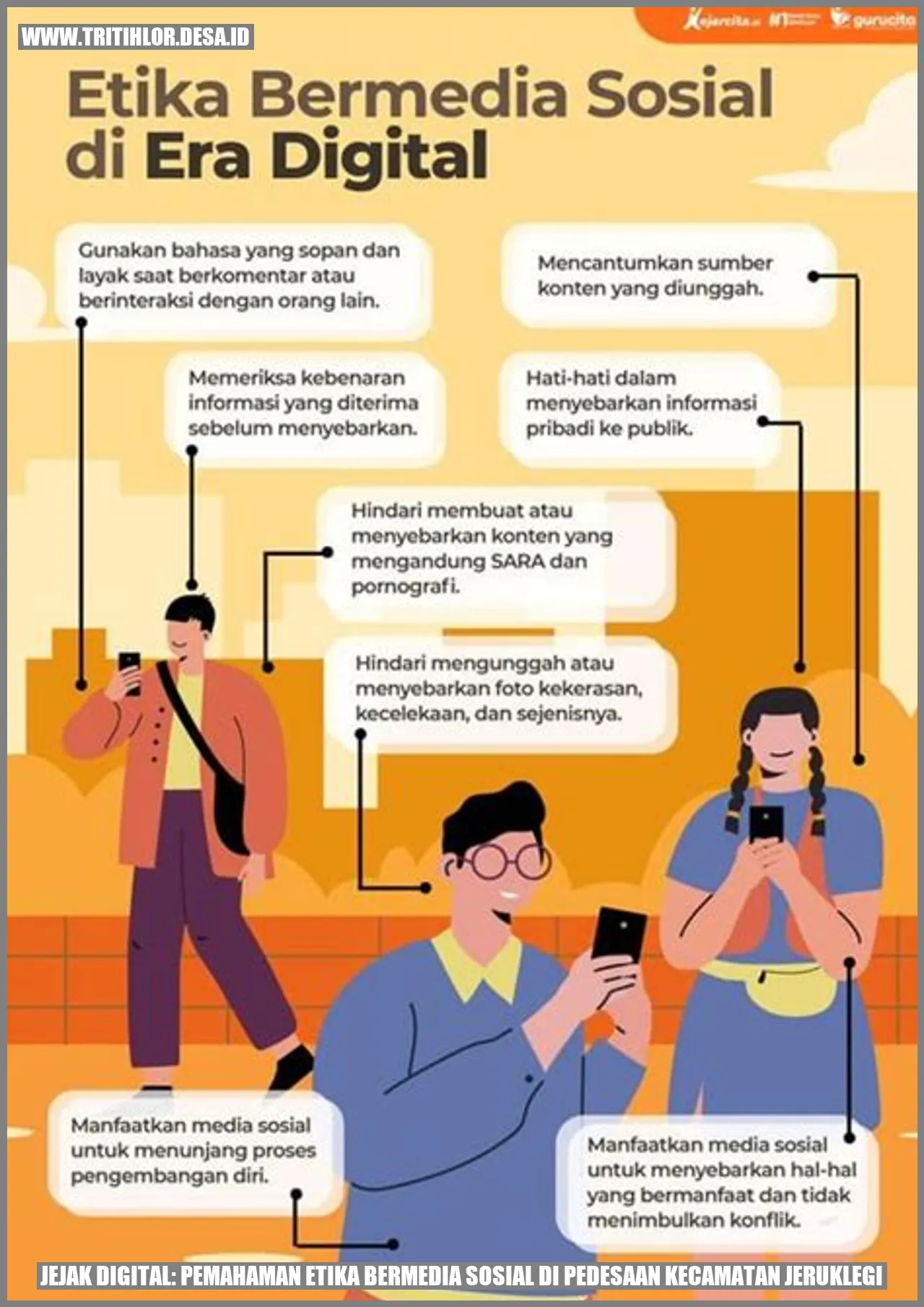 Jejak Digital: Pemahaman Etika Bermedia Sosial di Pedesaan Kecamatan Jeruklegi