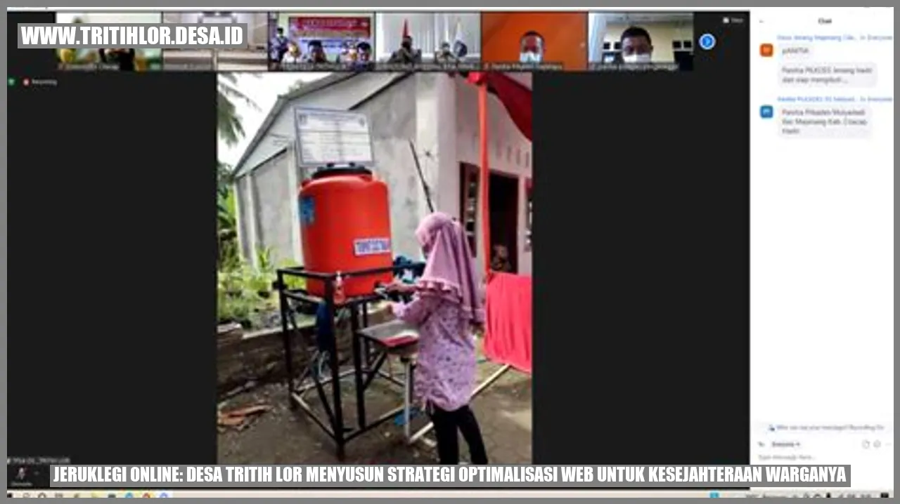 Jeruklegi Online: Desa Tritih Lor Menyusun Strategi Optimalisasi Web untuk Kesejahteraan Warganya