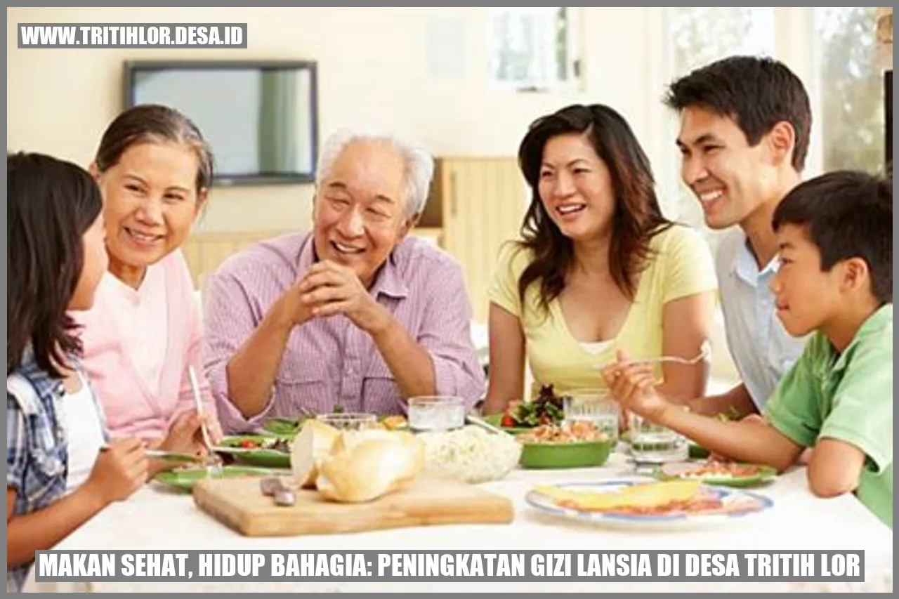 Makan Sehat, Hidup Bahagia: Peningkatan Gizi Lansia di Desa Tritih Lor