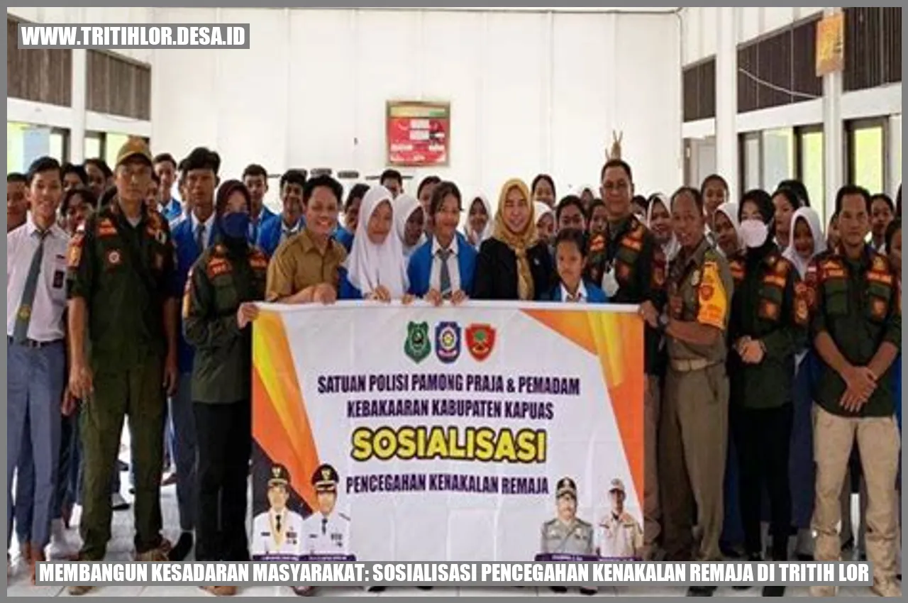 Membangun Kesadaran Masyarakat: Sosialisasi Pencegahan Kenakalan Remaja di Tritih Lor