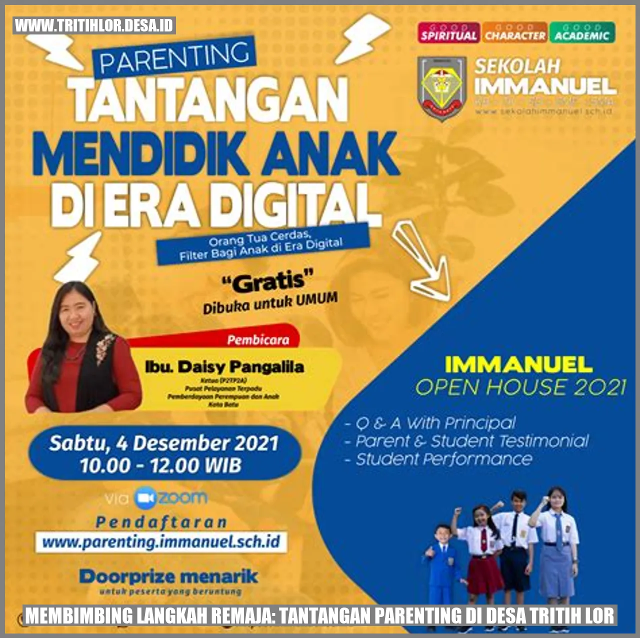 Membimbing Langkah Remaja: Tantangan Parenting di Desa Tritih Lor