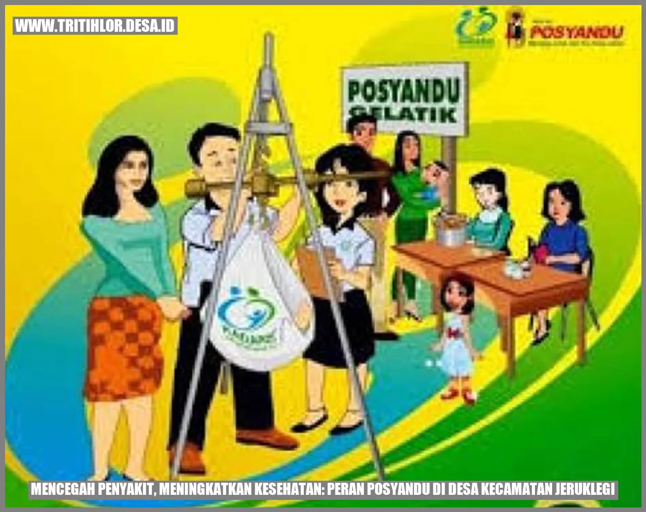 Posyandu di Desa Kecamatan Jeruklegi
