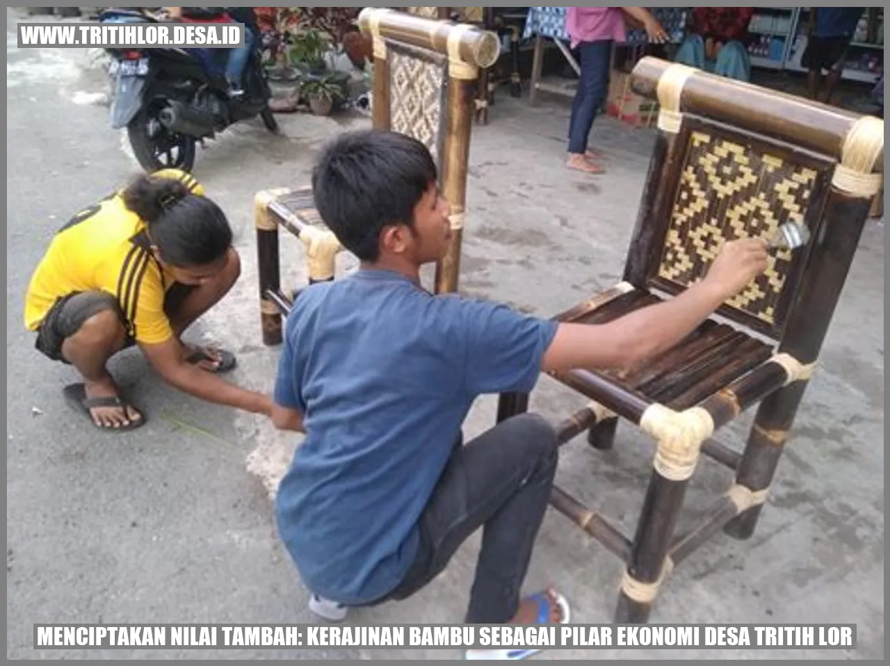 Gambar Kerajinan Bambu