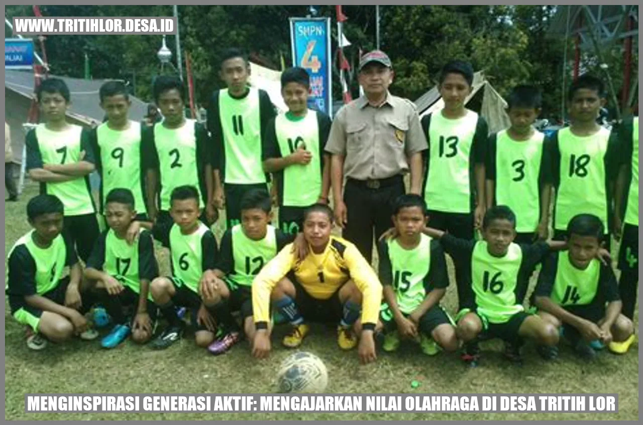 Ilustrasi mengajarkan nilai olahraga