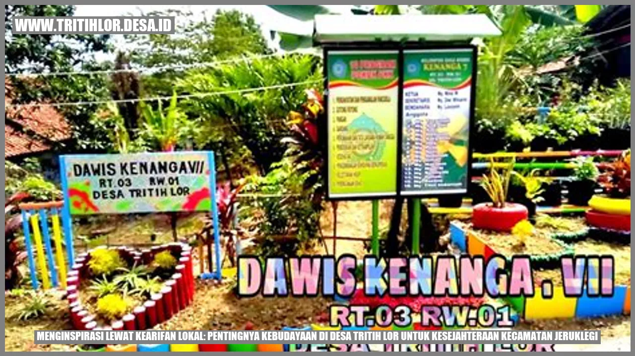 Pentingnya Kebudayaan di Desa Tritih Lor