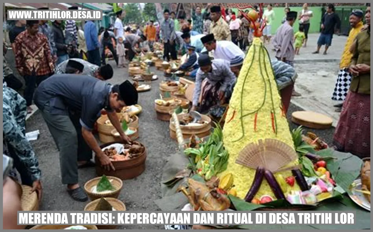 Merenda Tradisi: Kepercayaan dan Ritual di Desa Tritih Lor