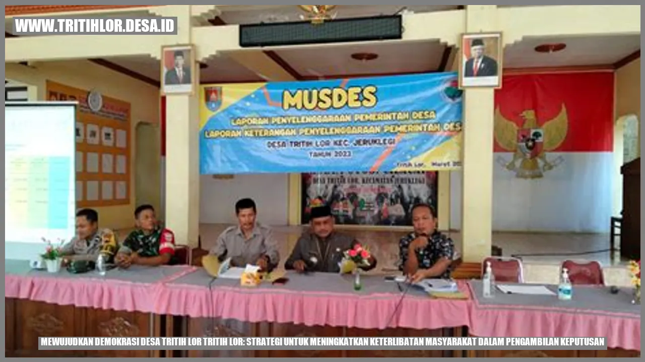 Demokrasi Desa Tritih Lor Tritih Lor