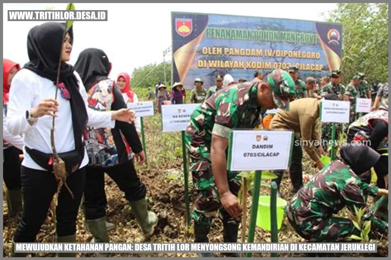 Mewujudkan Ketahanan Pangan: Desa Tritih Lor Menyongsong Kemandirian di Kecamatan Jeruklegi