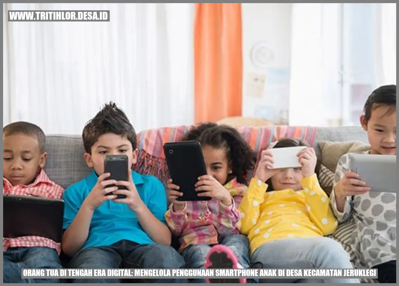 Orang Tua di Tengah Era Digital: Mengelola Penggunaan Smartphone Anak di Desa Kecamatan Jeruklegi