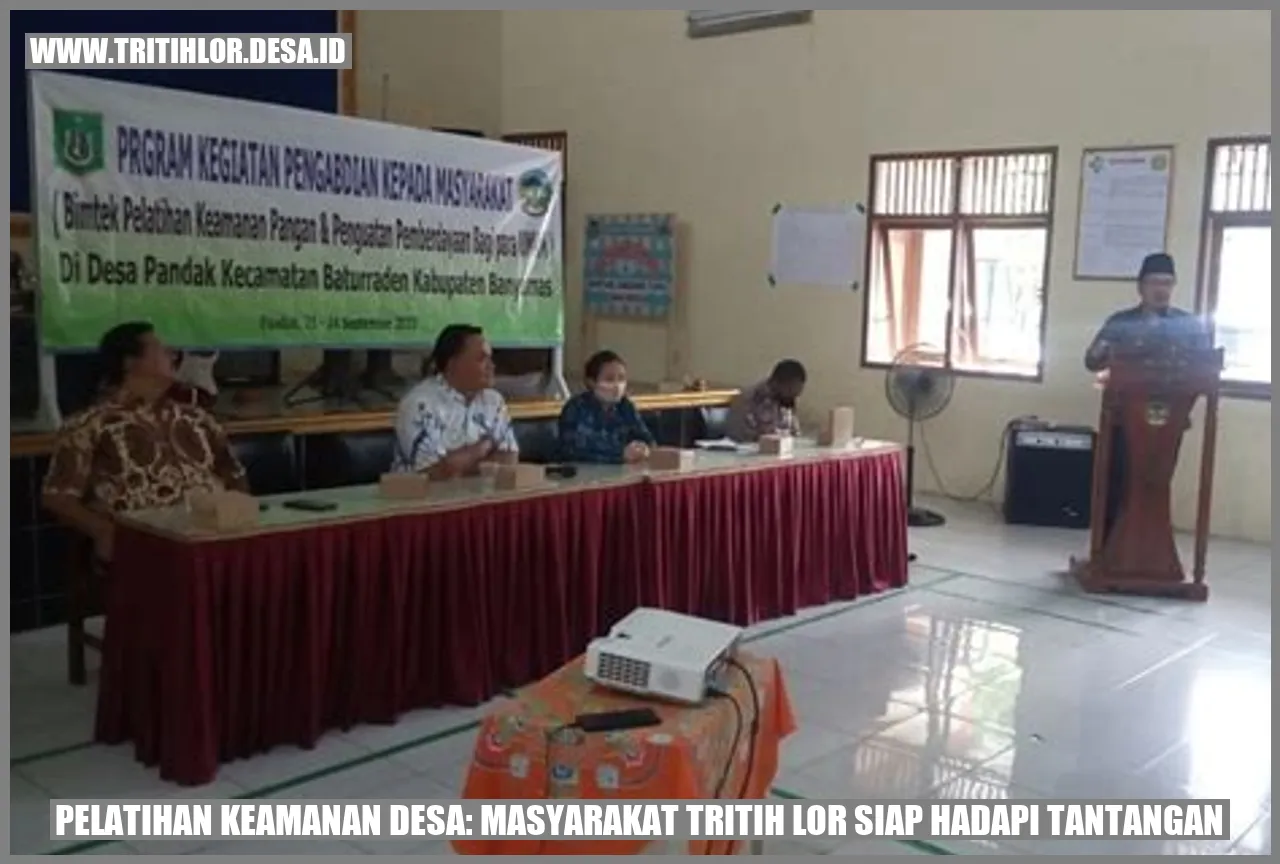 Pelatihan Keamanan Desa: Masyarakat Tritih Lor Siap Hadapi Tantangan
