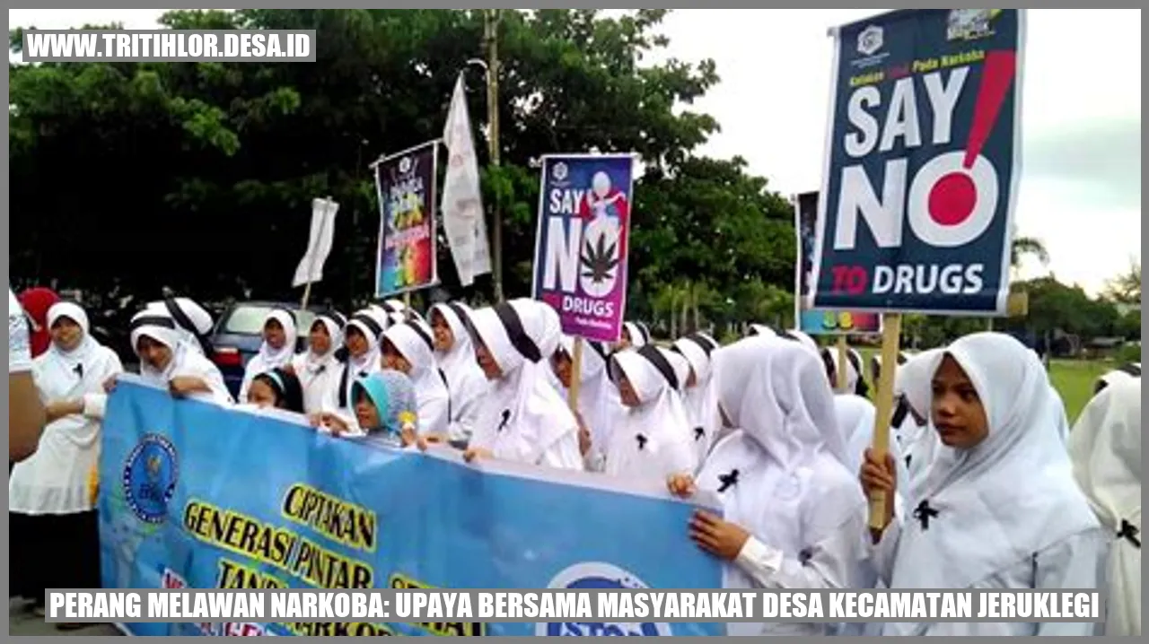 Perang Melawan Narkoba: Upaya Bersama Masyarakat Desa Kecamatan Jeruklegi