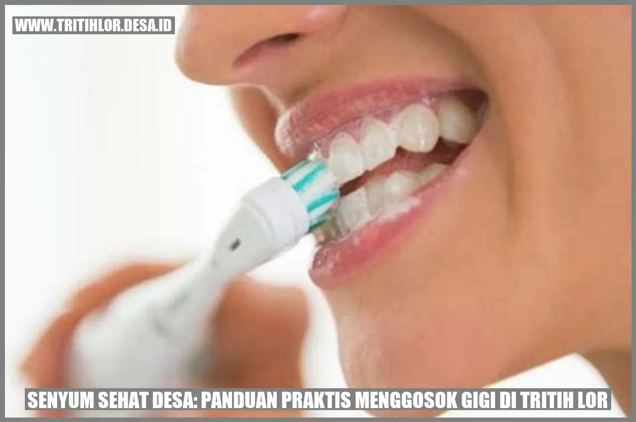 Senyum Sehat Desa: Panduan Praktis Menggosok Gigi di Tritih Lor