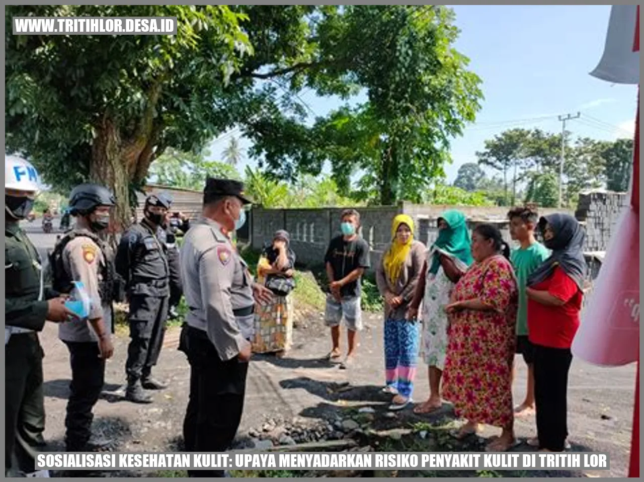 Garis tangan dengan penyakit kulit pada kulit