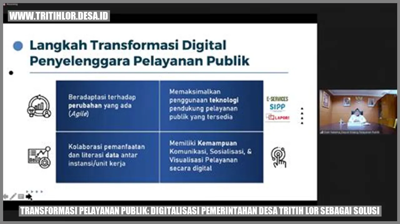 Transformasi Pelayanan Publik: Digitalisasi Pemerintahan Desa Tritih Lor sebagai Solusi
